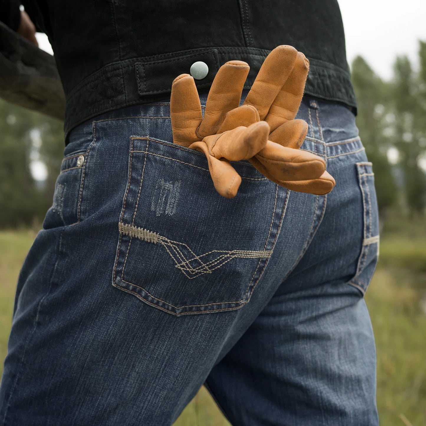 Stetson Deco Stitch Mens Jeans