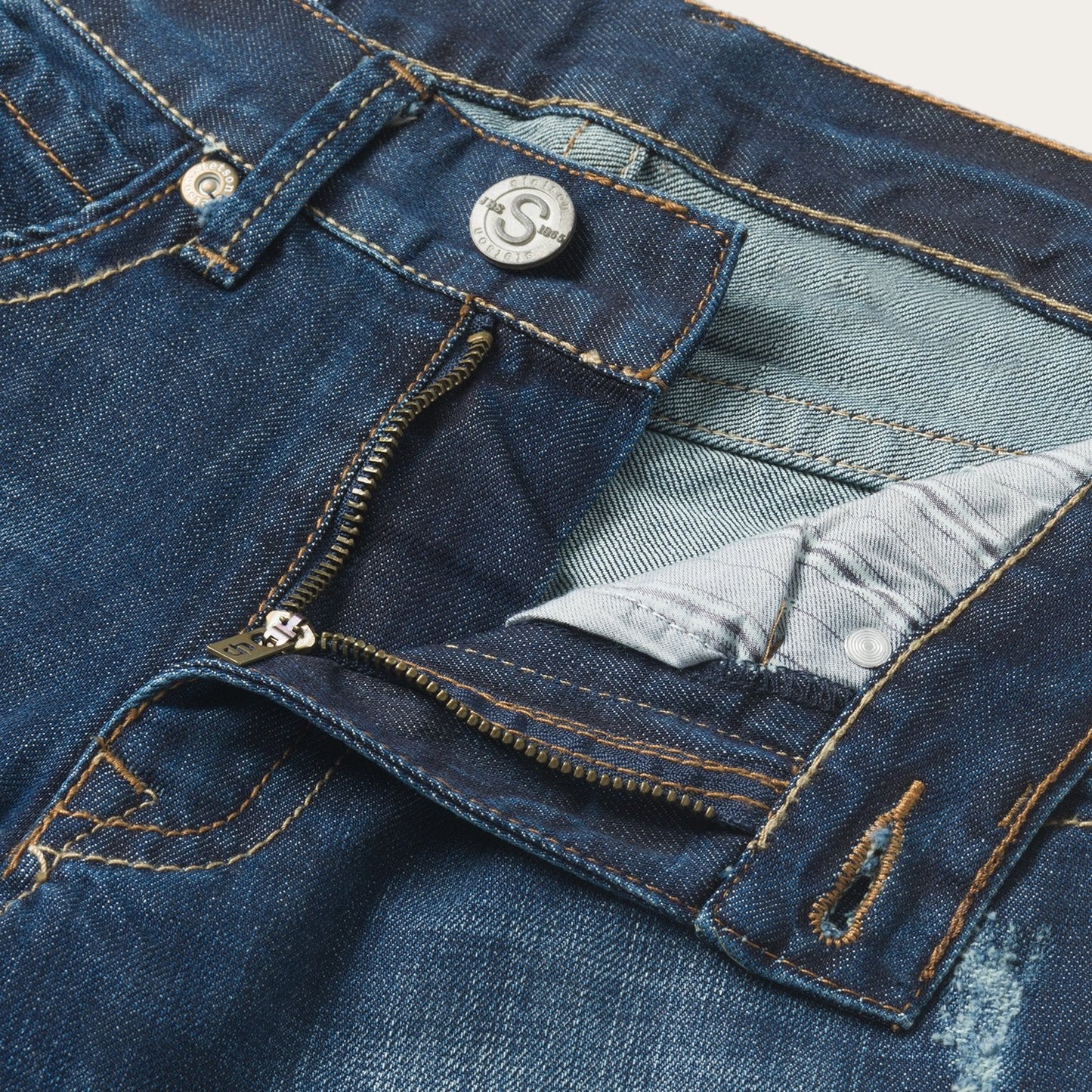 Stetson Deco Stitch Mens Jeans