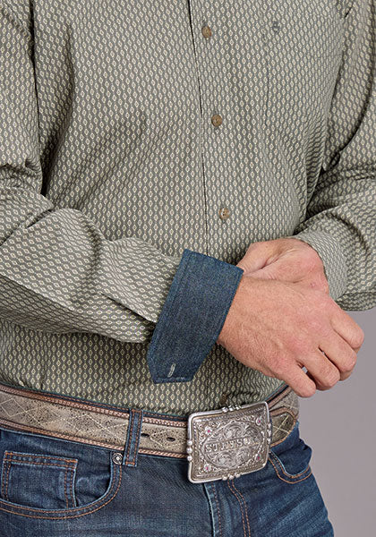Stetson Men's Smoke Diamonds Button Down