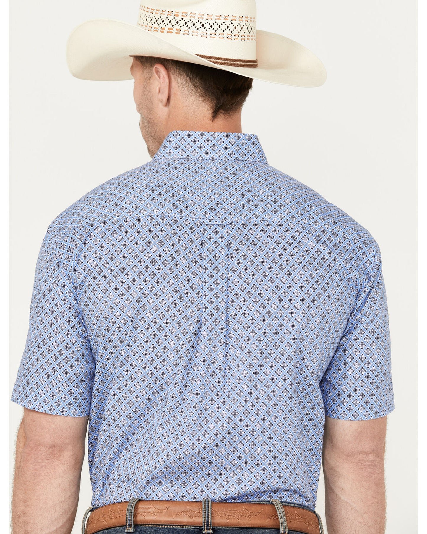 Roper Men’s Short Sleeve Thistle Foulard Western Shirt
