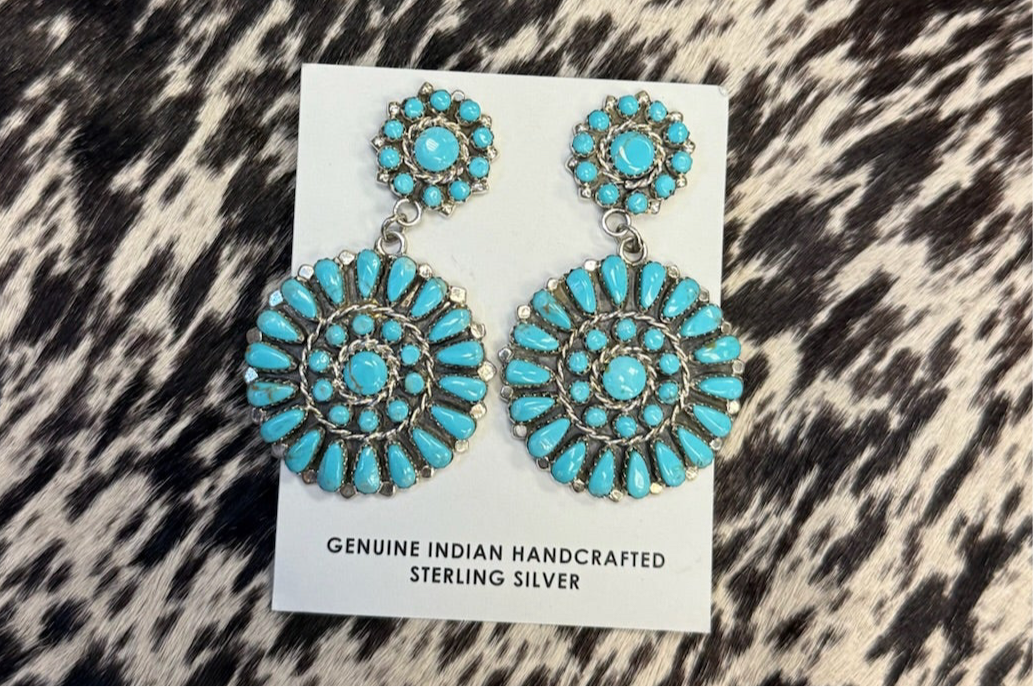 Matilda Benally Turquoise Earrings