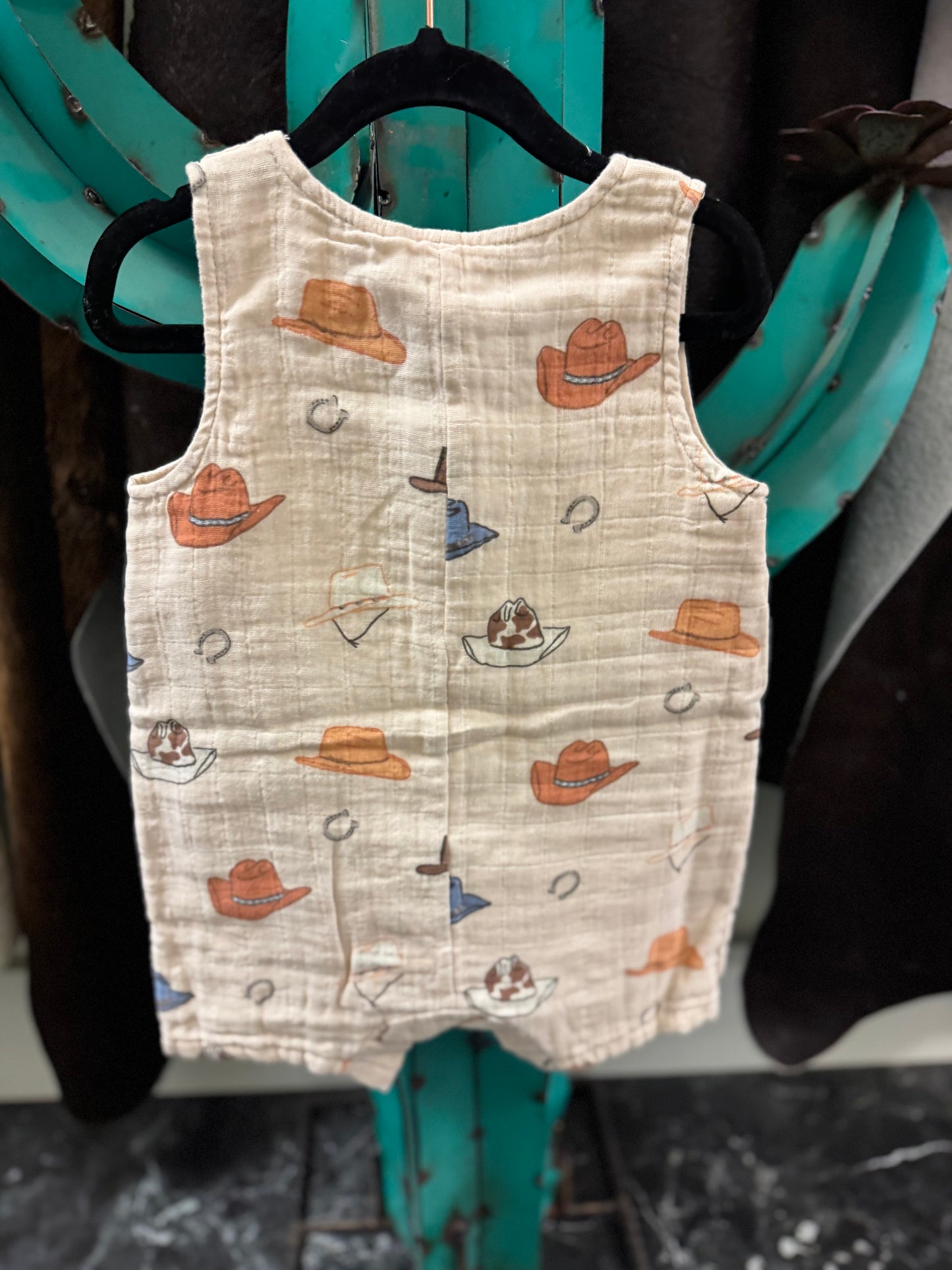 Western / Muslin Shortie Romper