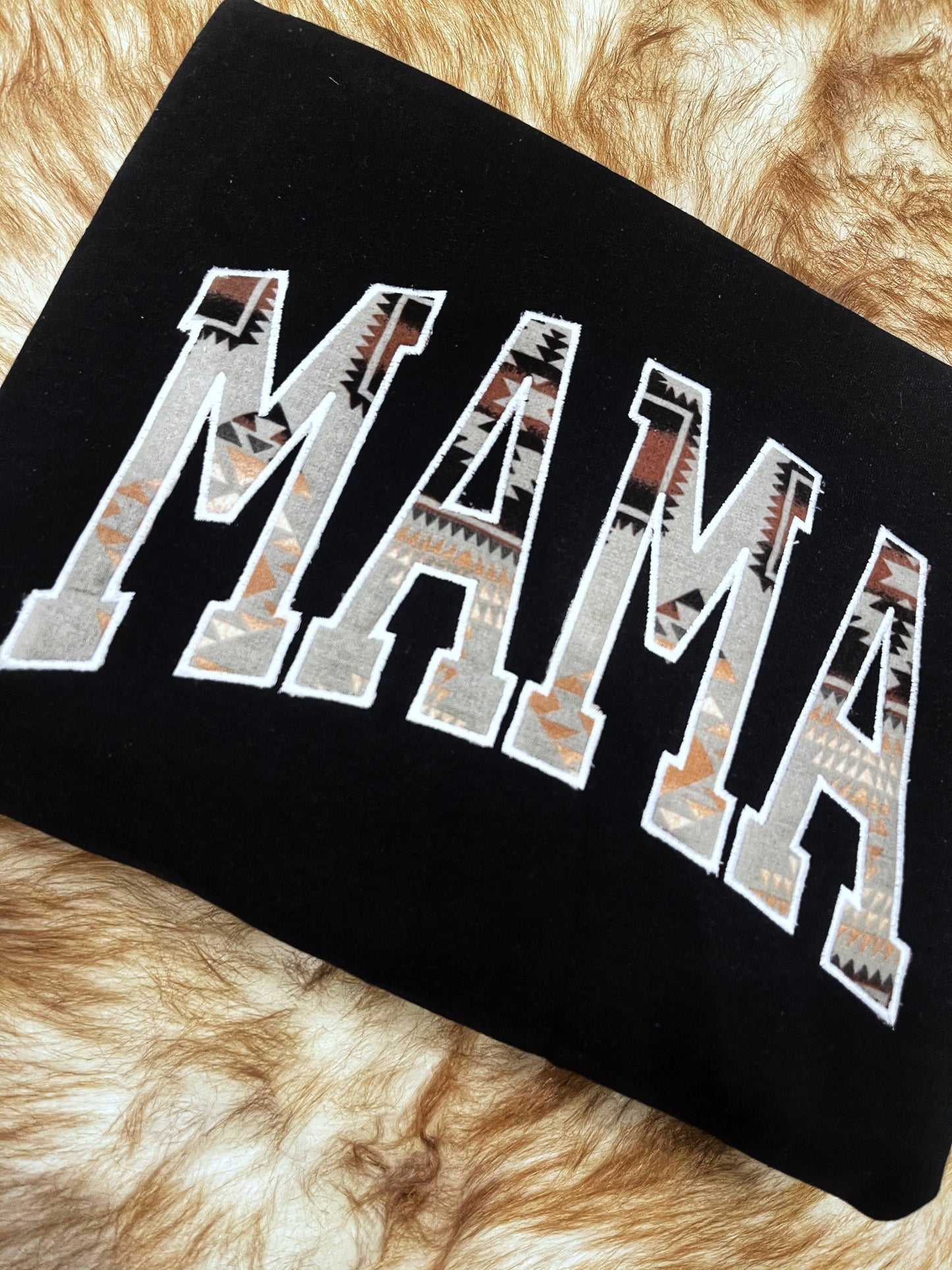 Mama Pendleton Black Sweatshirt