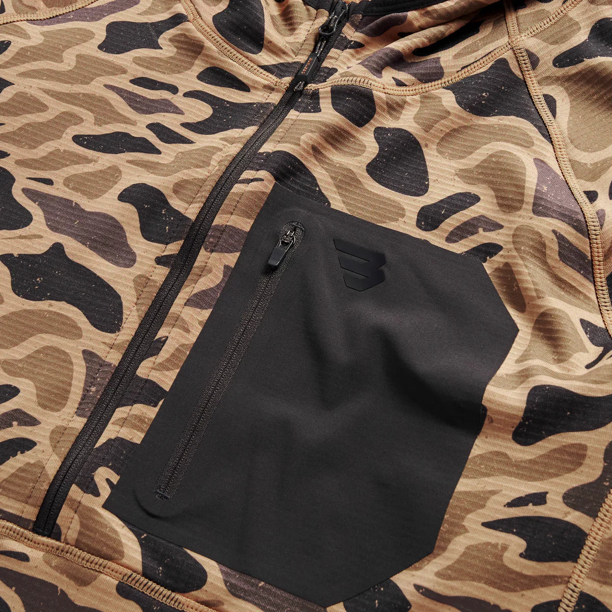 Blaze Tech Quarter Zip - Gauge Camo