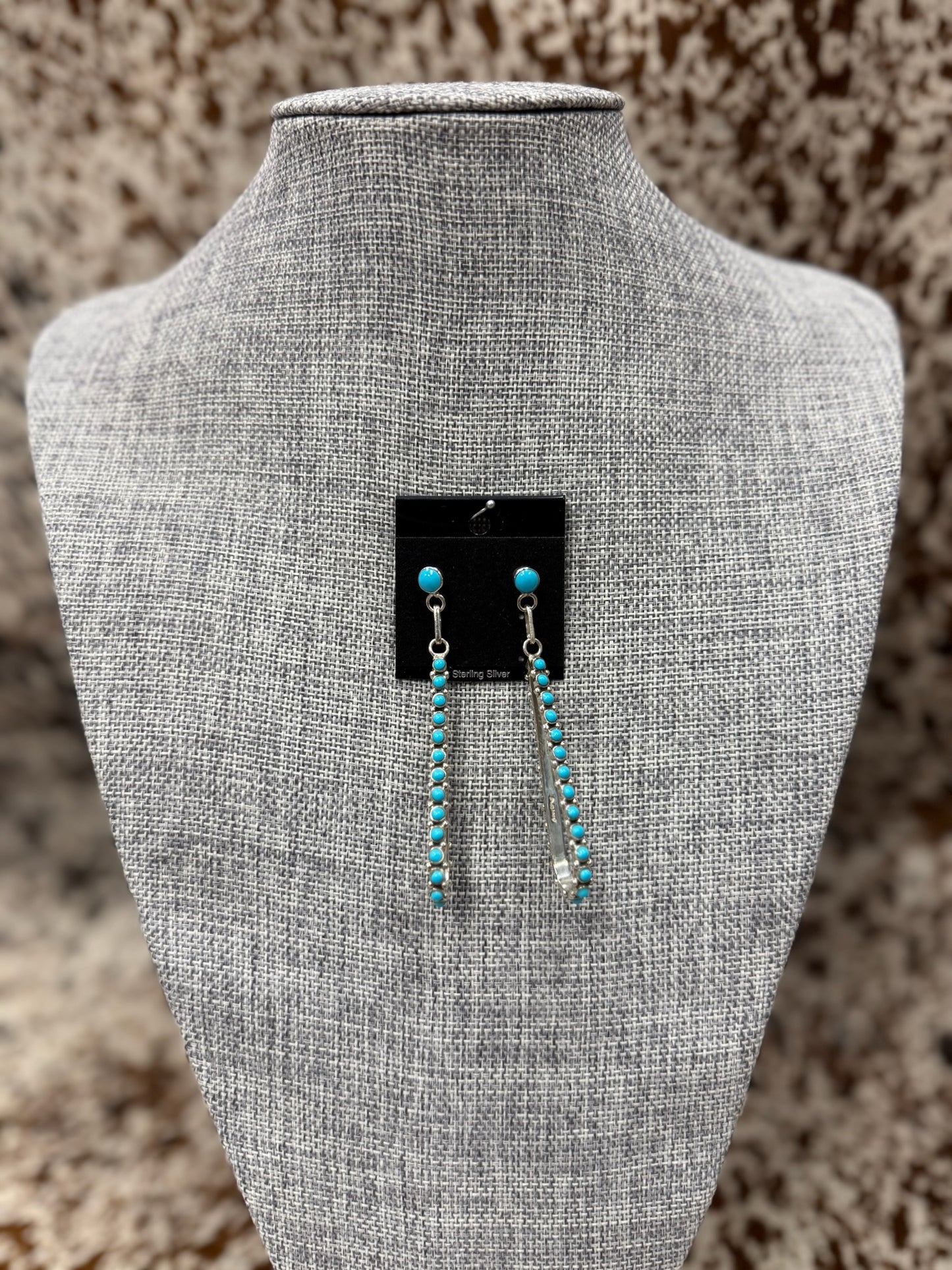 Teardrop Turquoise Earrings