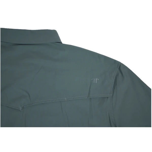 Core Men's Teal Short Sleeve Snap Shirt