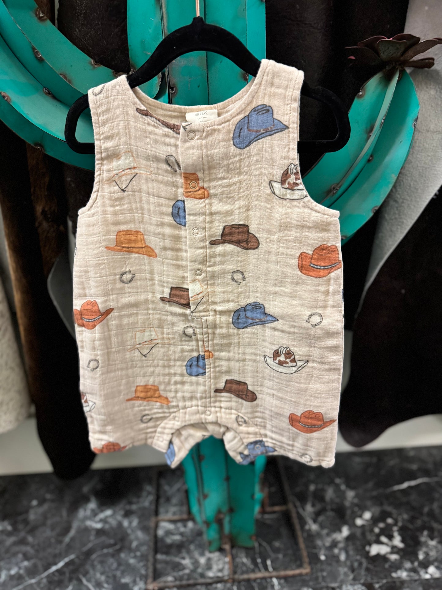Western / Muslin Shortie Romper