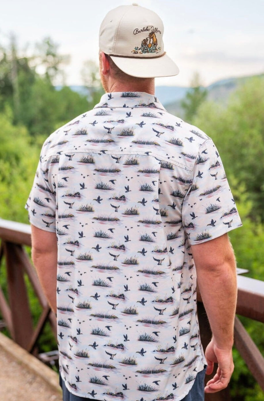 Burlebo Performance Button Up Duck Hunt