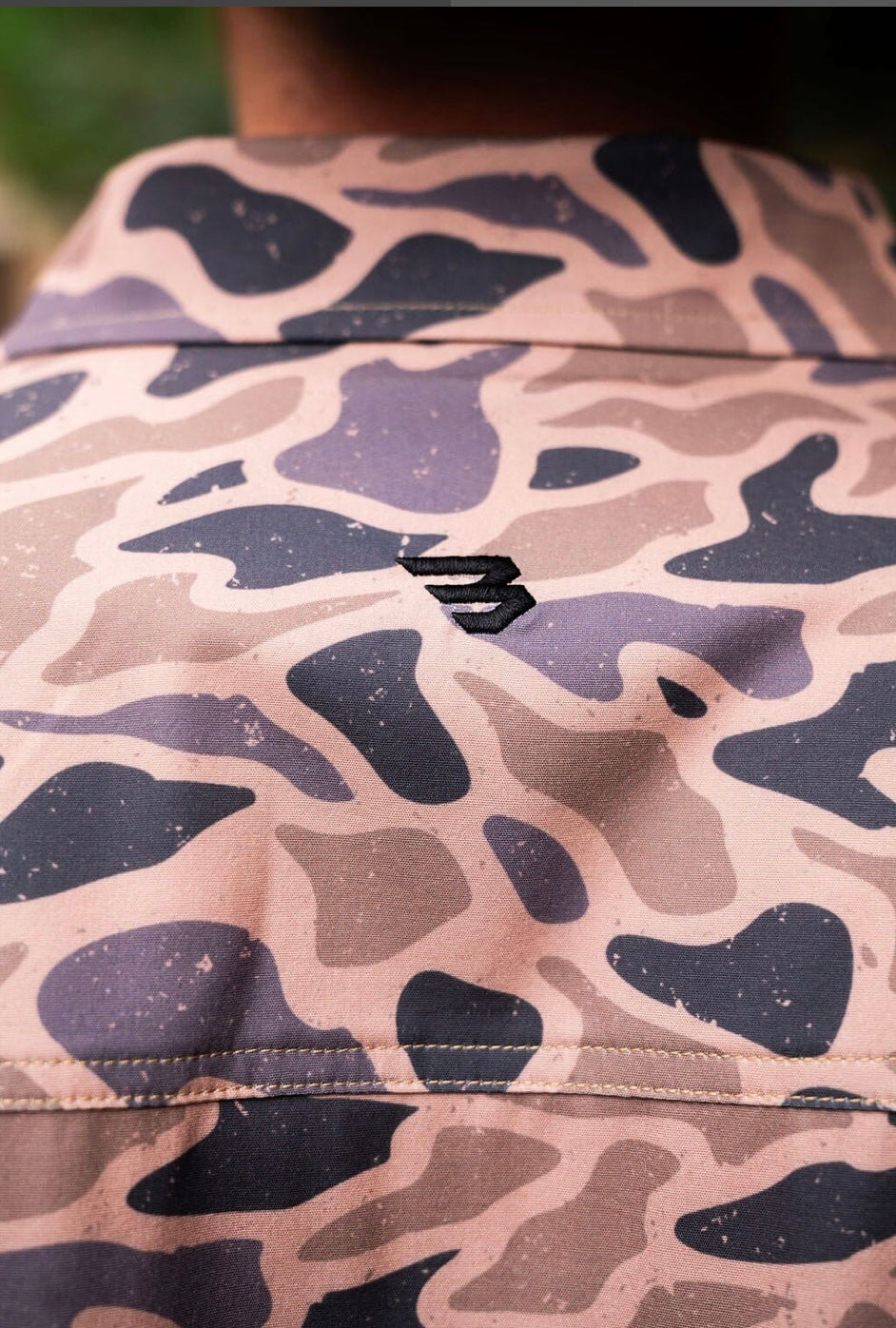 Burlebo Performance Button Up Gauge Camo