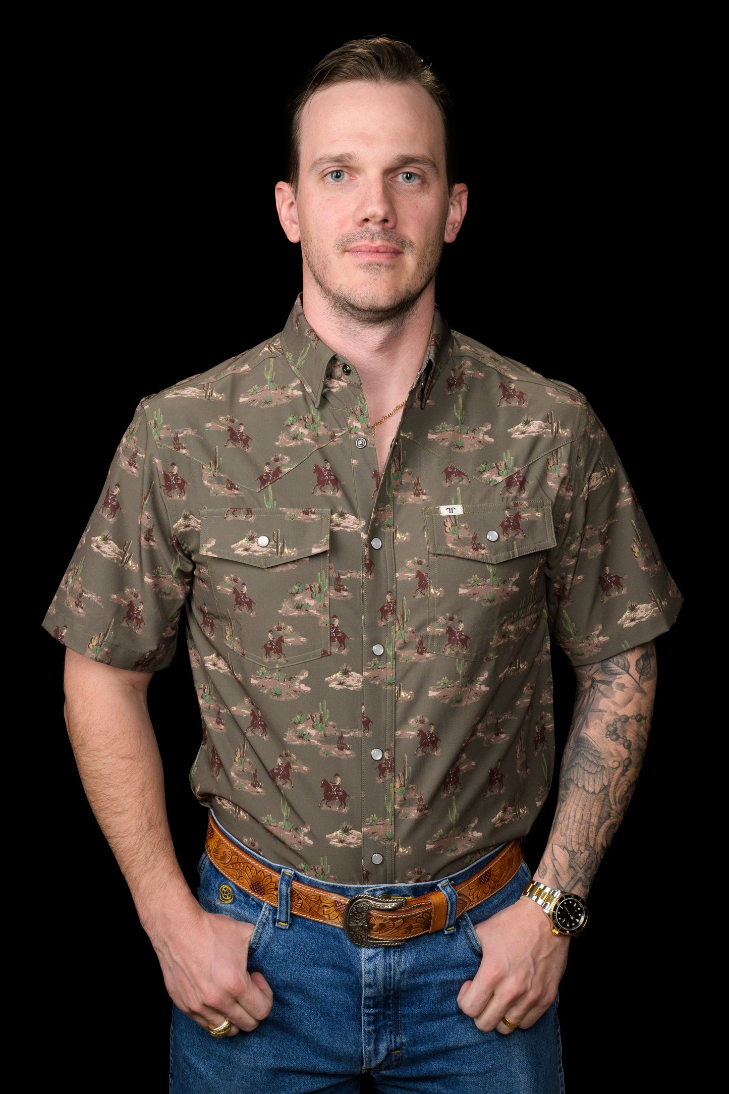 The Colt Short Sleeve Snap Shirt