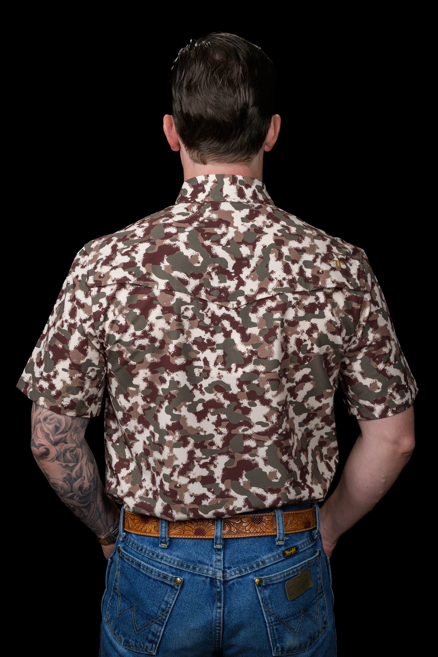 Camo Lite Short Sleeve Snap Shirt