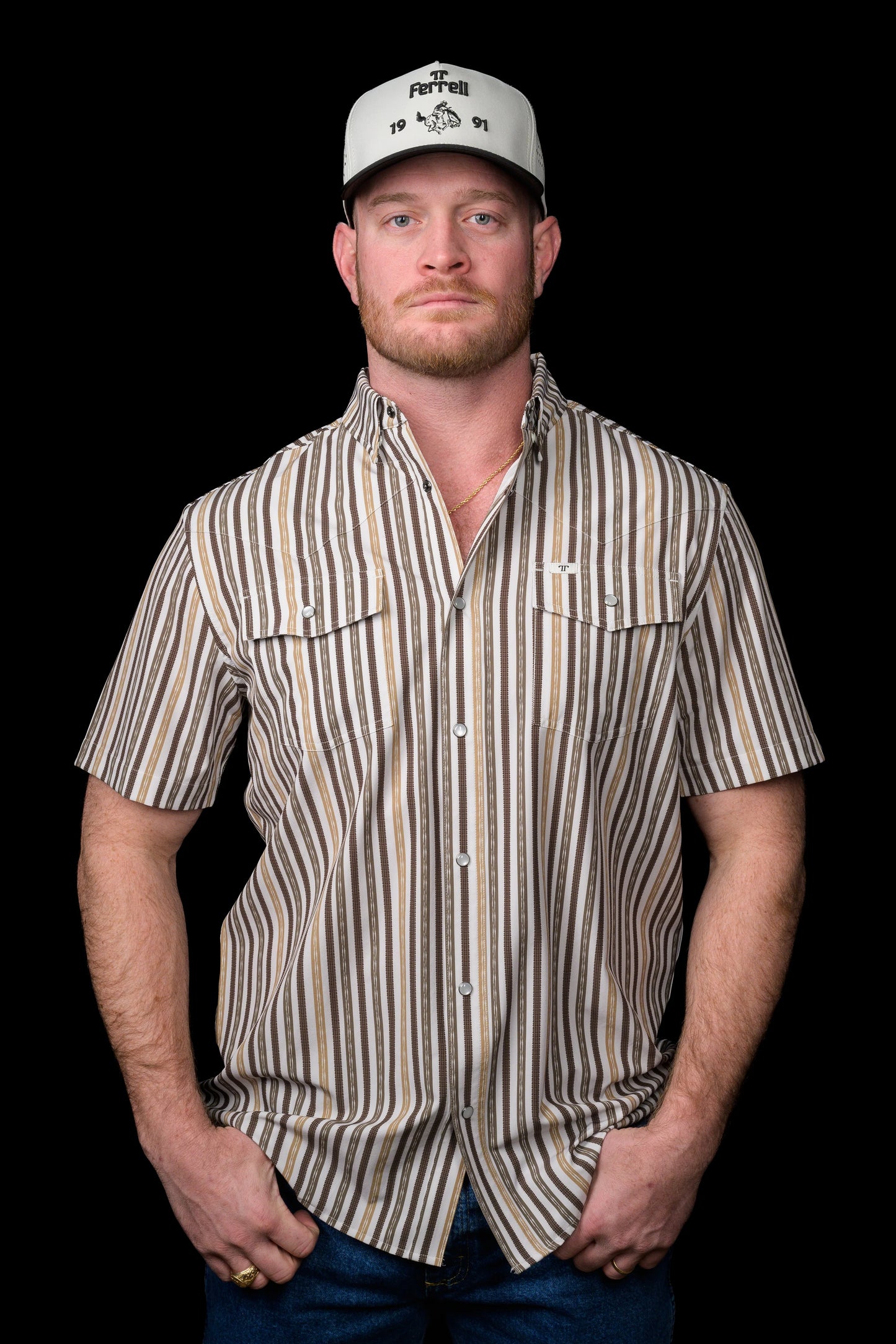 The Wyatt Green Short Sleeve Snap Shirt