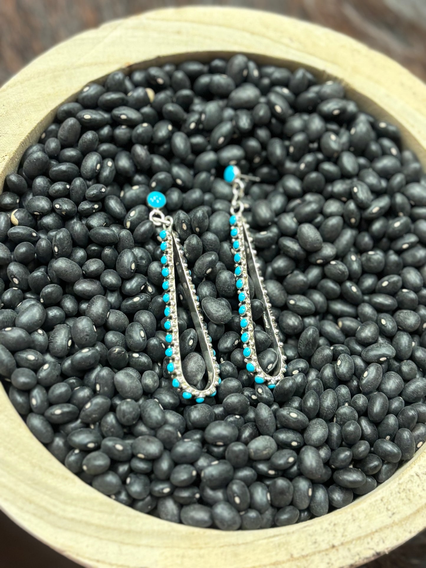 Teardrop Turquoise Earrings