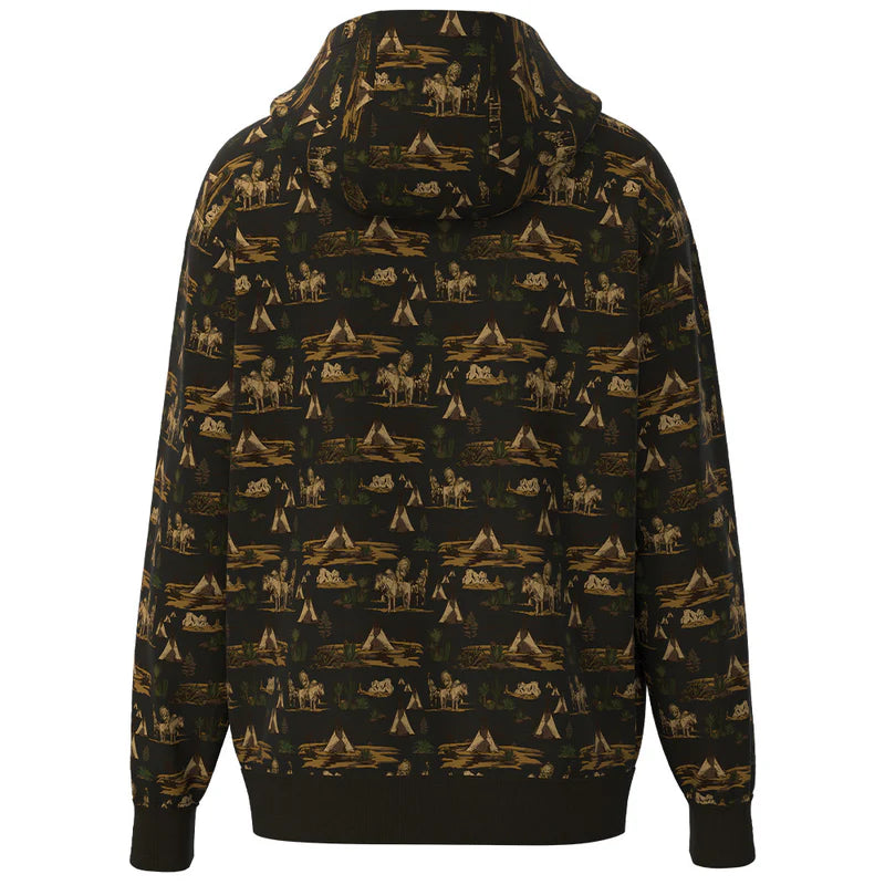 "Legendary Hoody" Youth Brown Comanche Patterned