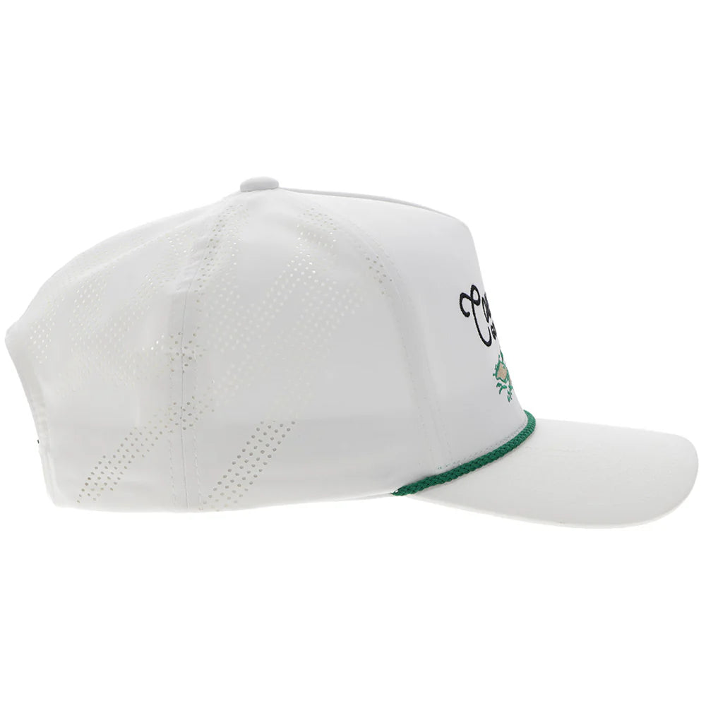 "Cowboy Golf" Hat White w/Golf Course Landscape
