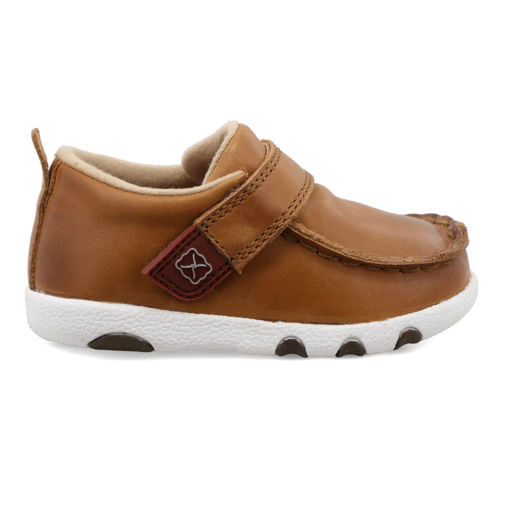 Twisted X Infant Driving Moc- Tan Leather