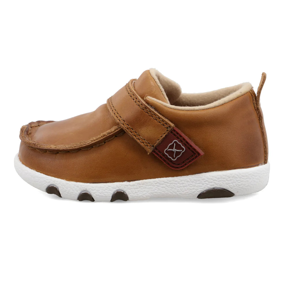 Twisted X Infant Driving Moc- Tan Leather