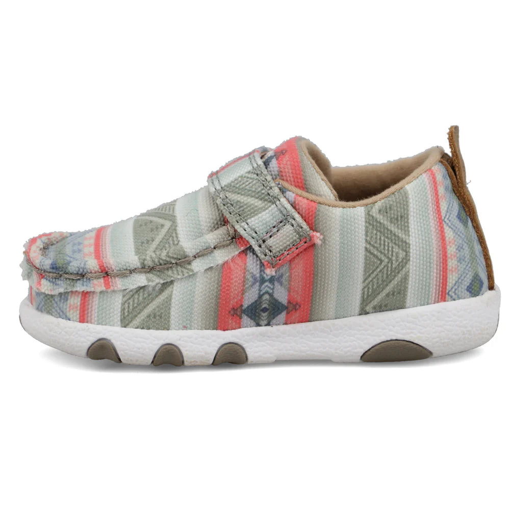 Twisted X Infant Hooey Driving Moc- Pink Multi