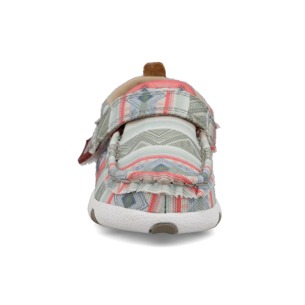 Twisted X Infant Hooey Driving Moc- Pink Multi