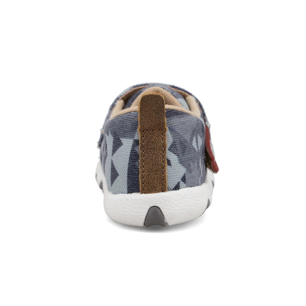 Twisted X Infant Hooey Driving Moc- Grey Aztec
