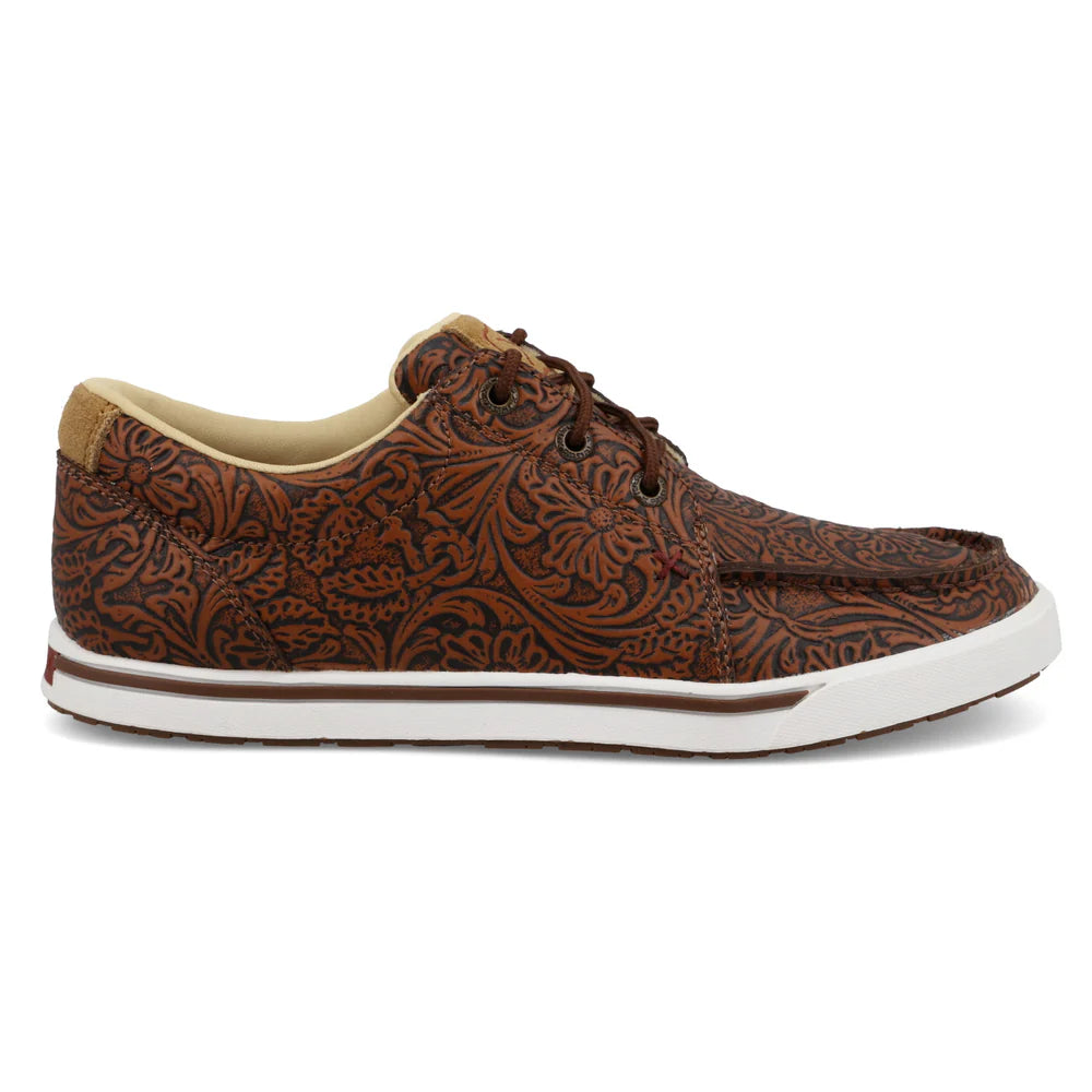 Twisted X Kicks- Tooled Leather