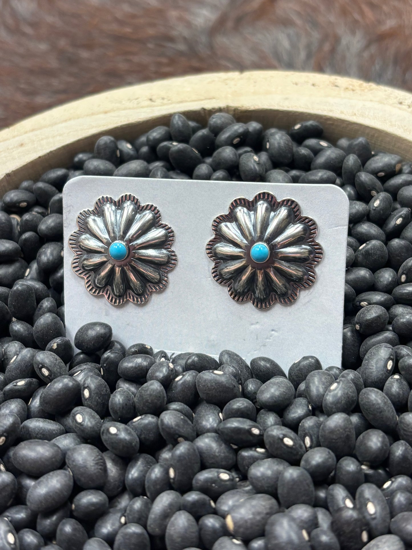 Vintage Tuquoise Concho Studs
