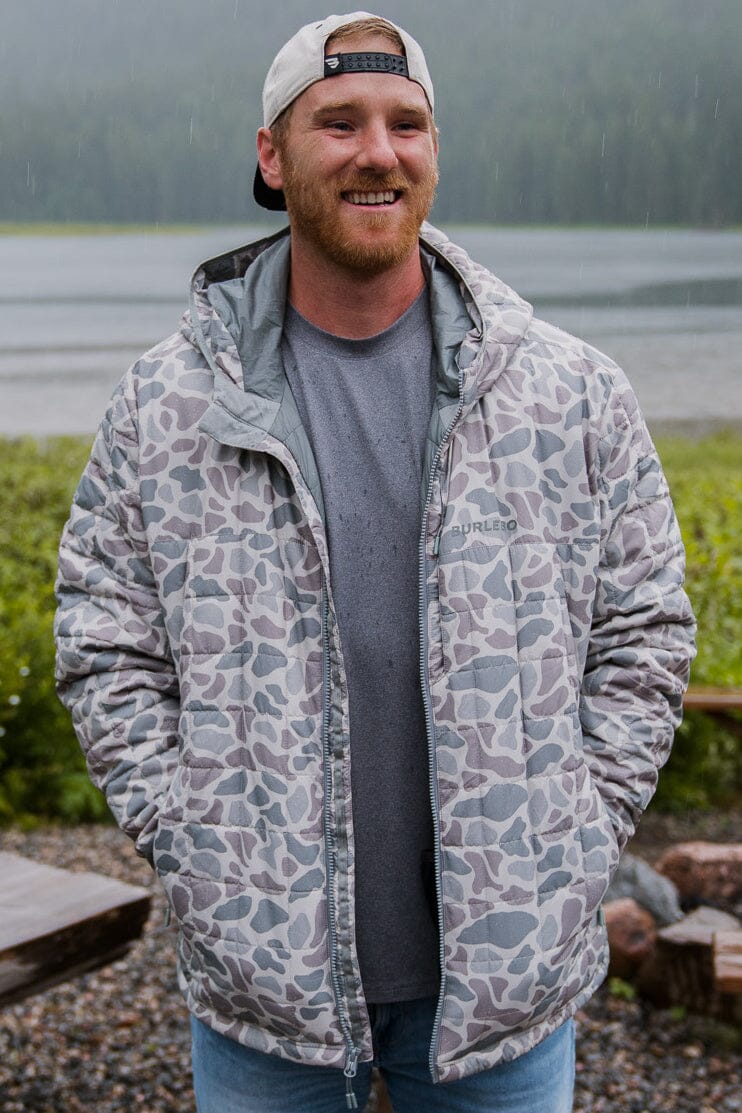 Burlebo Puffer Jacket - Classic Deer Camo (Oversized)