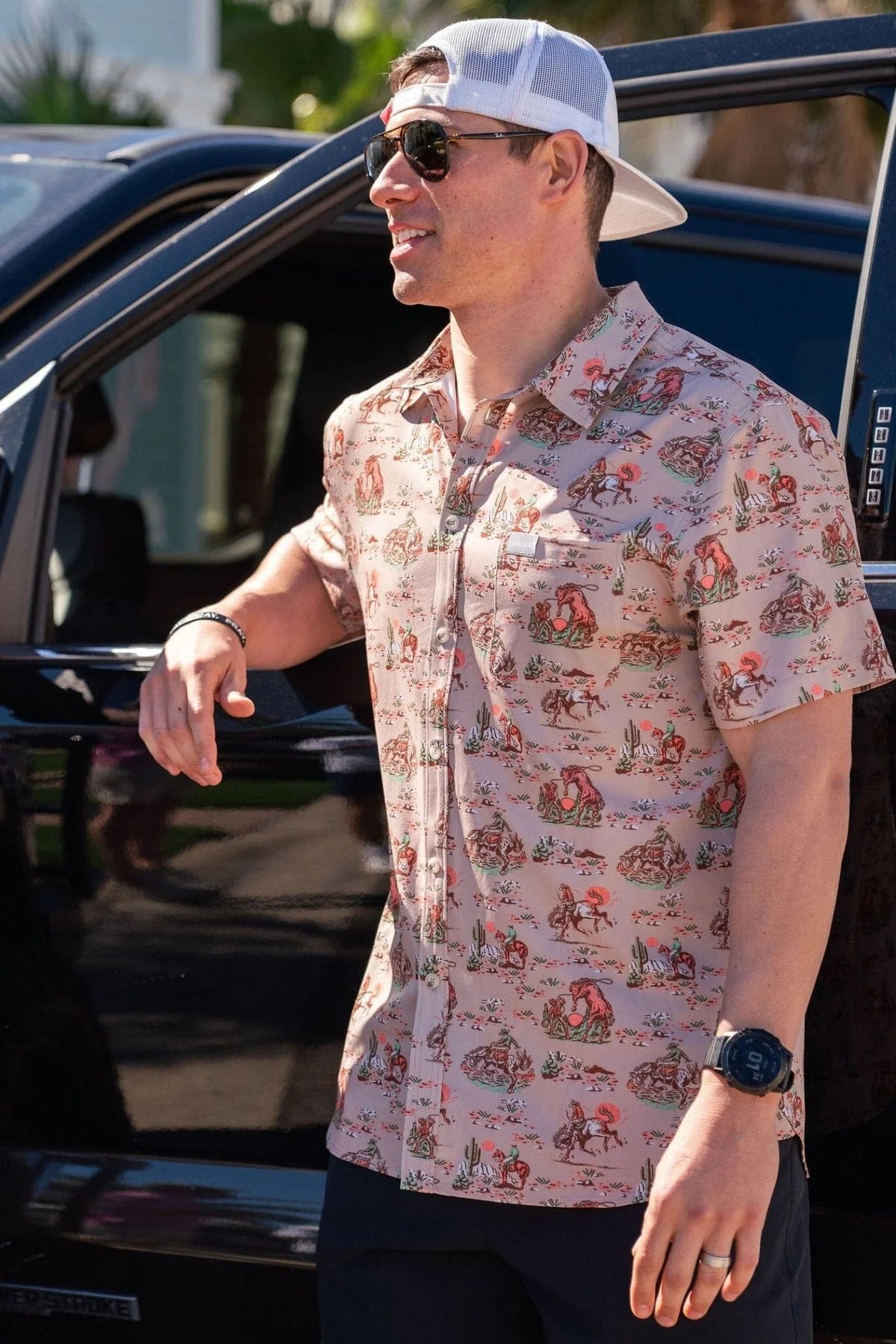 Burlebo Performance Button Up - Cowboy Up