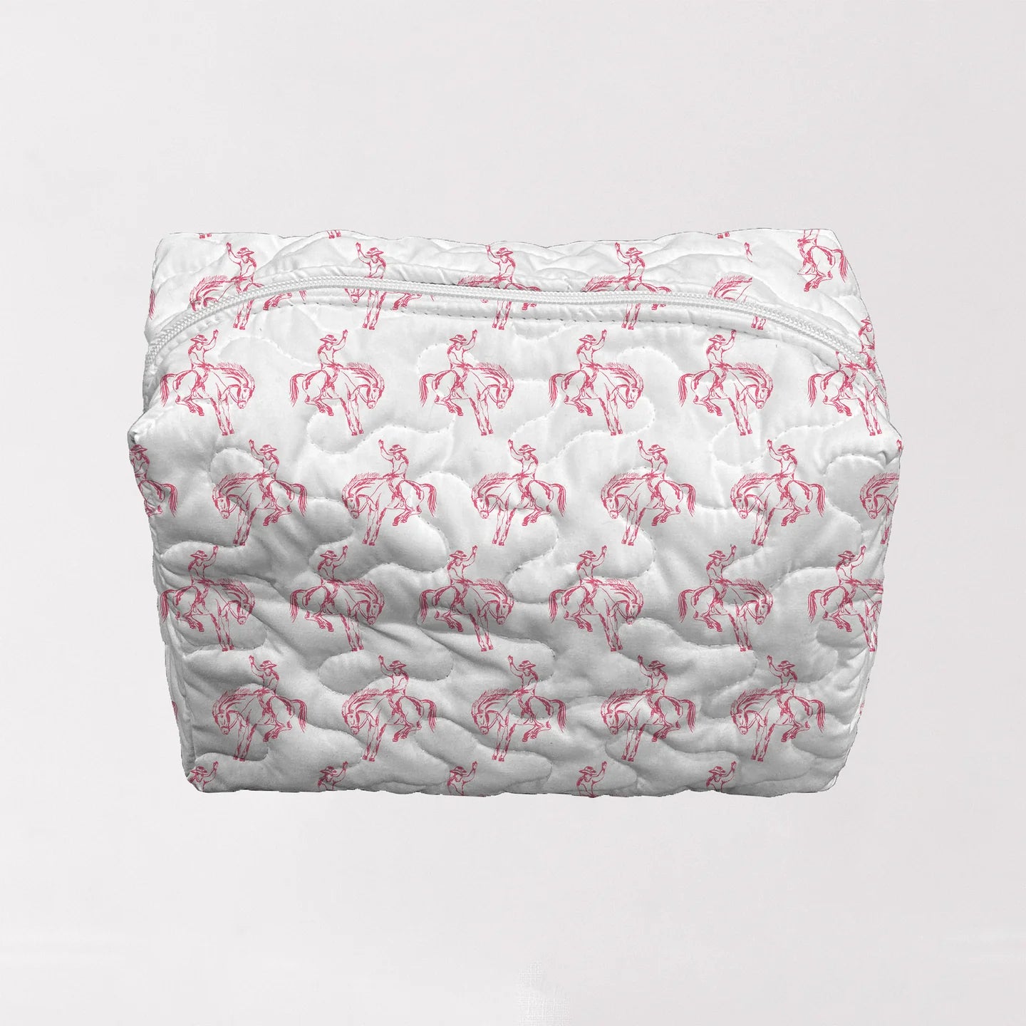 Koda Rider Icon Fuchsia Quilted Makeup Bag