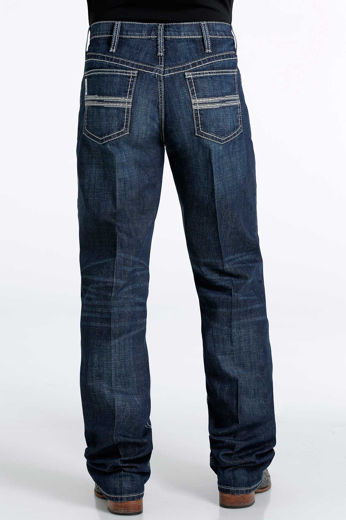 Cinch Men's Relaxed Fit ARENAFLEX White Label Jean-Dark Stone