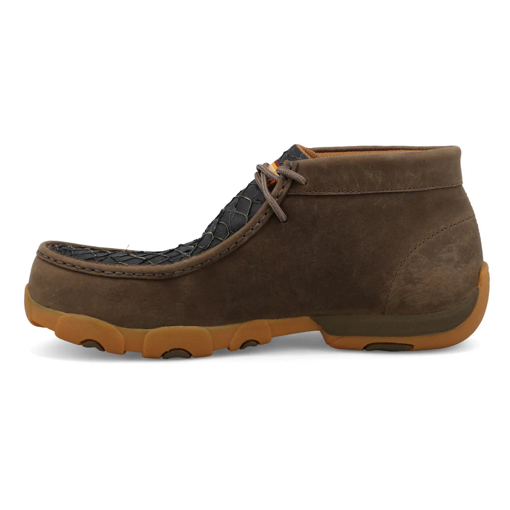 Twisted X Work Chukka Driving Moc- Black & Shitake