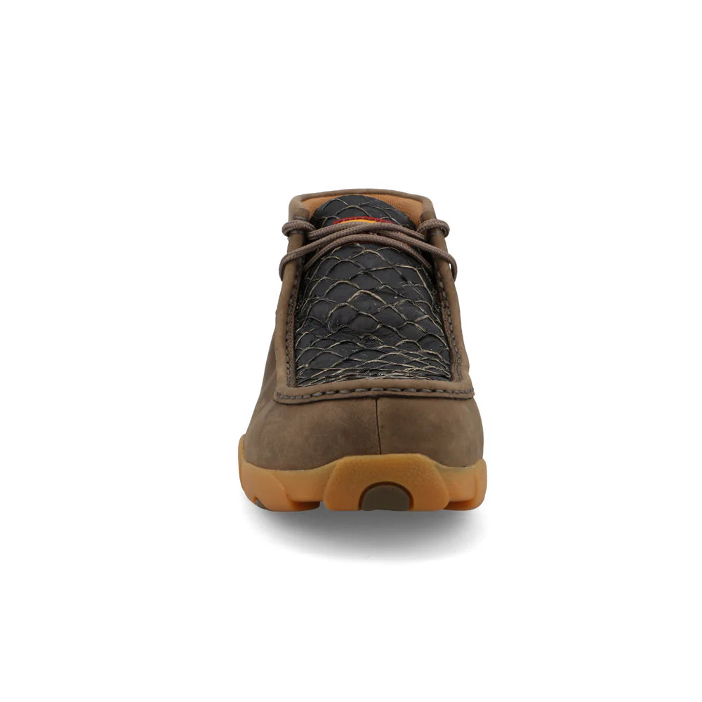Twisted X Work Chukka Driving Moc- Black & Shitake