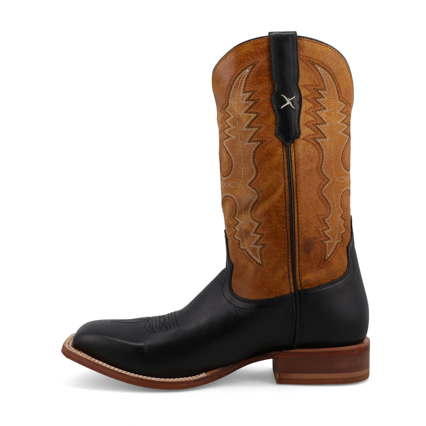 Twisted X 12" Rancher- Black & Pumpkin