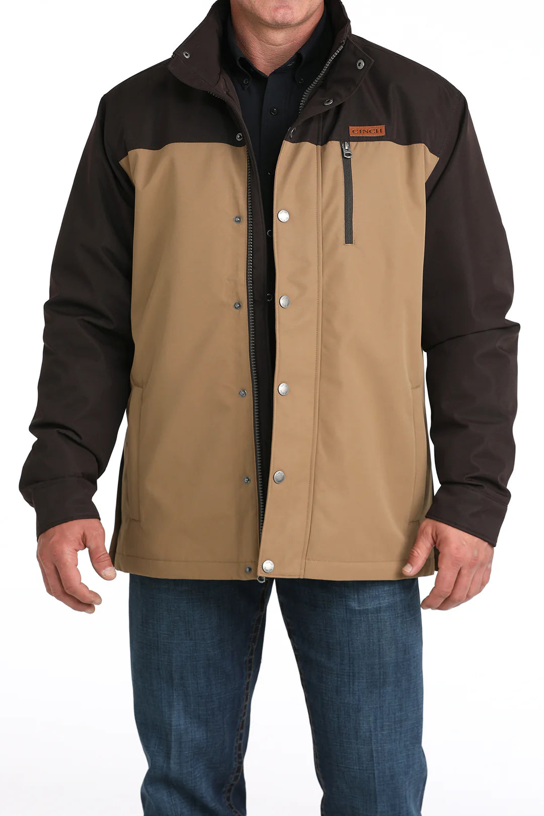 CINCH Men's Brown Barn Coat