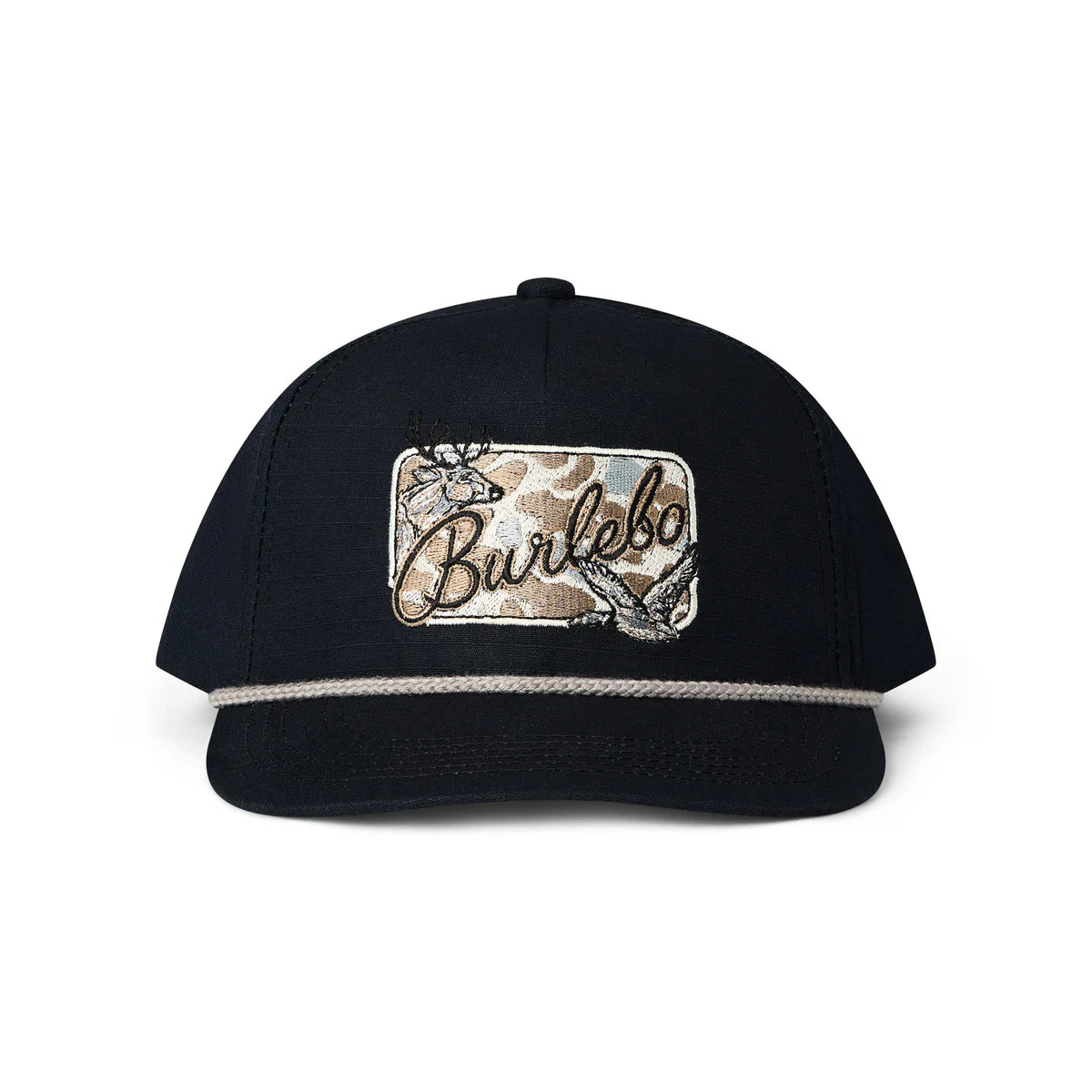 Burlebo Cap - Camo Patch- Black