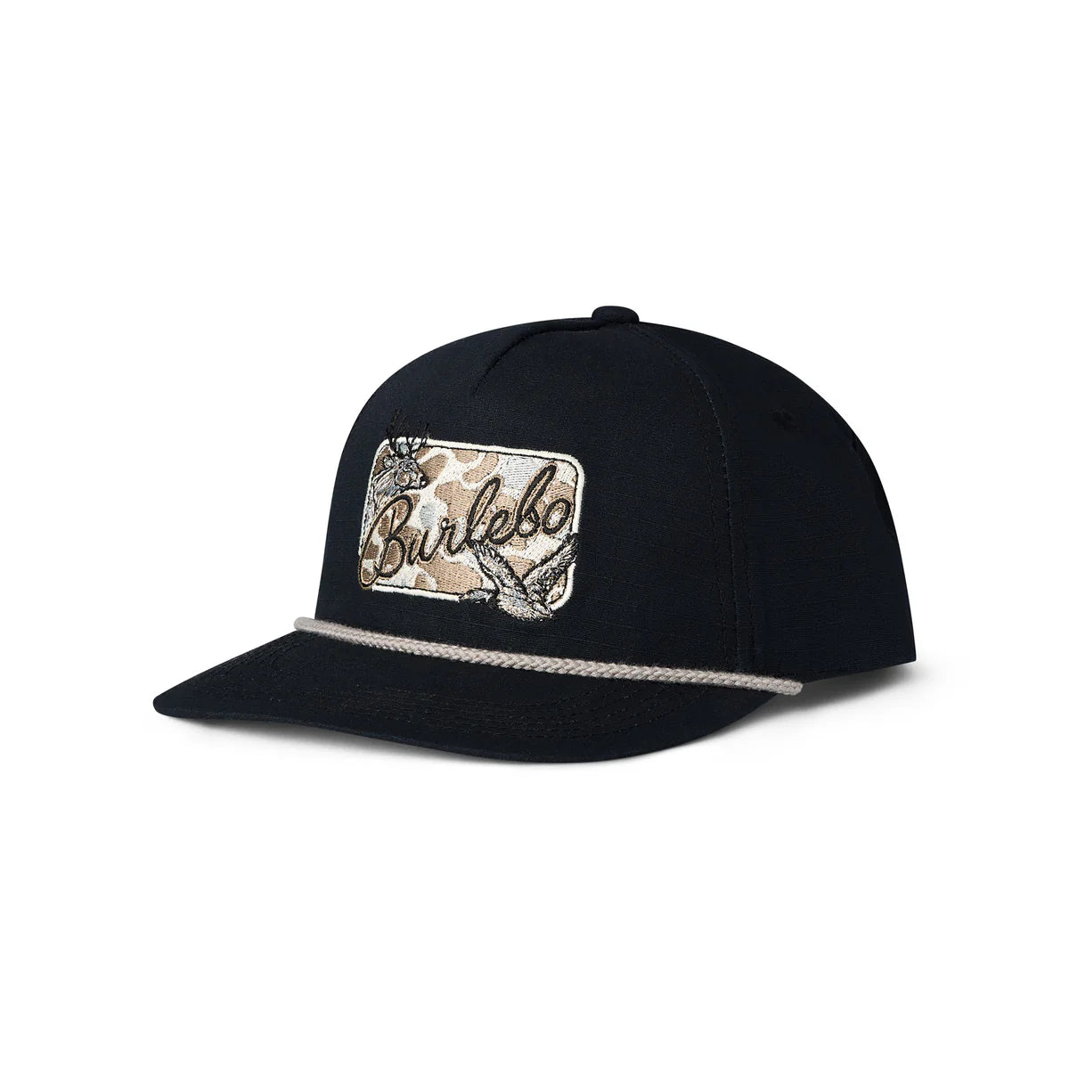 Burlebo Cap - Camo Patch- Black