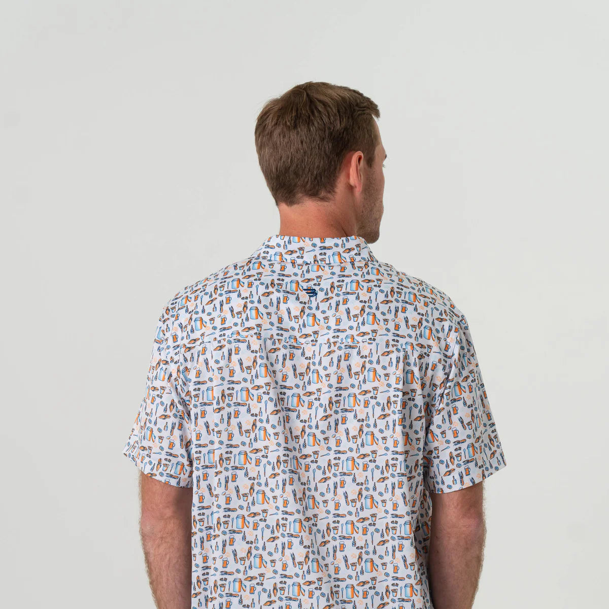 Burlebo Performance Button Up - Crawfish Boil
