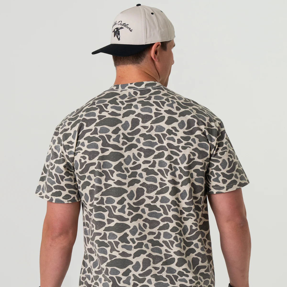 Burlebo SS - Classic Deer Camo - Flying B Pocket Tee