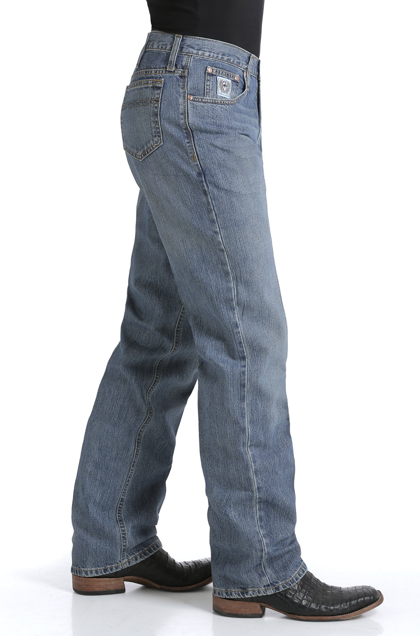 Cinch Men's Relaxed Fit White Label-Medium Stone