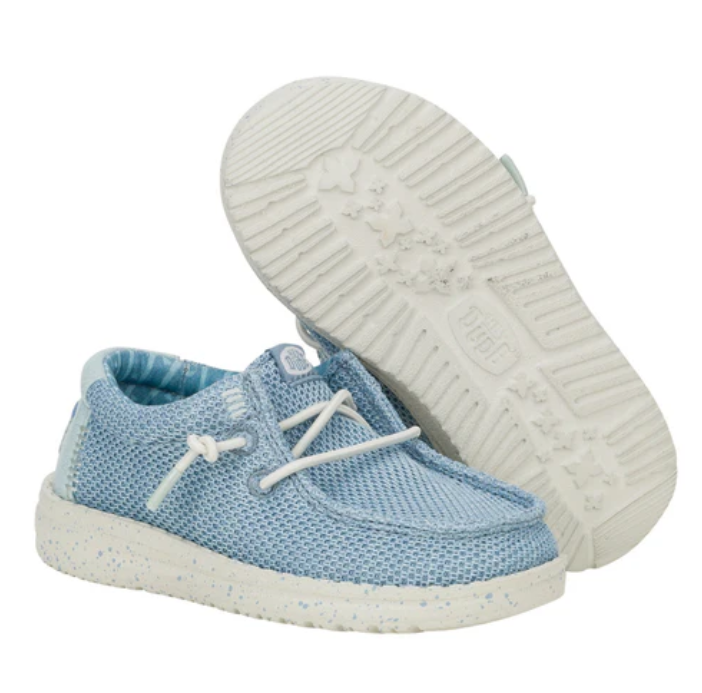 Wally Toddler Stretch Sox - Cloud Blue & Dawn Blue