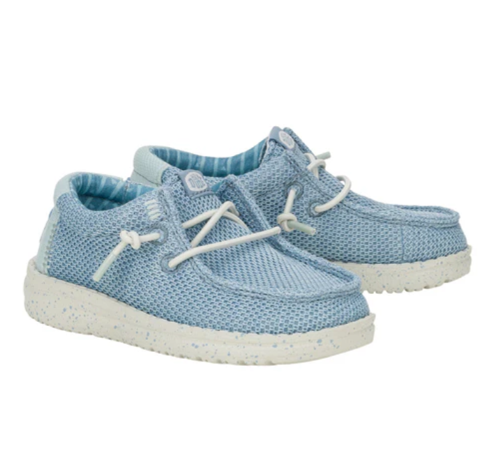 Wally Toddler Stretch Sox - Cloud Blue & Dawn Blue