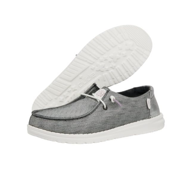 Wendy Metallic Sparkle Charcoal