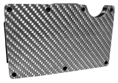 3D Men’s Silver Card Holder and Money Clip