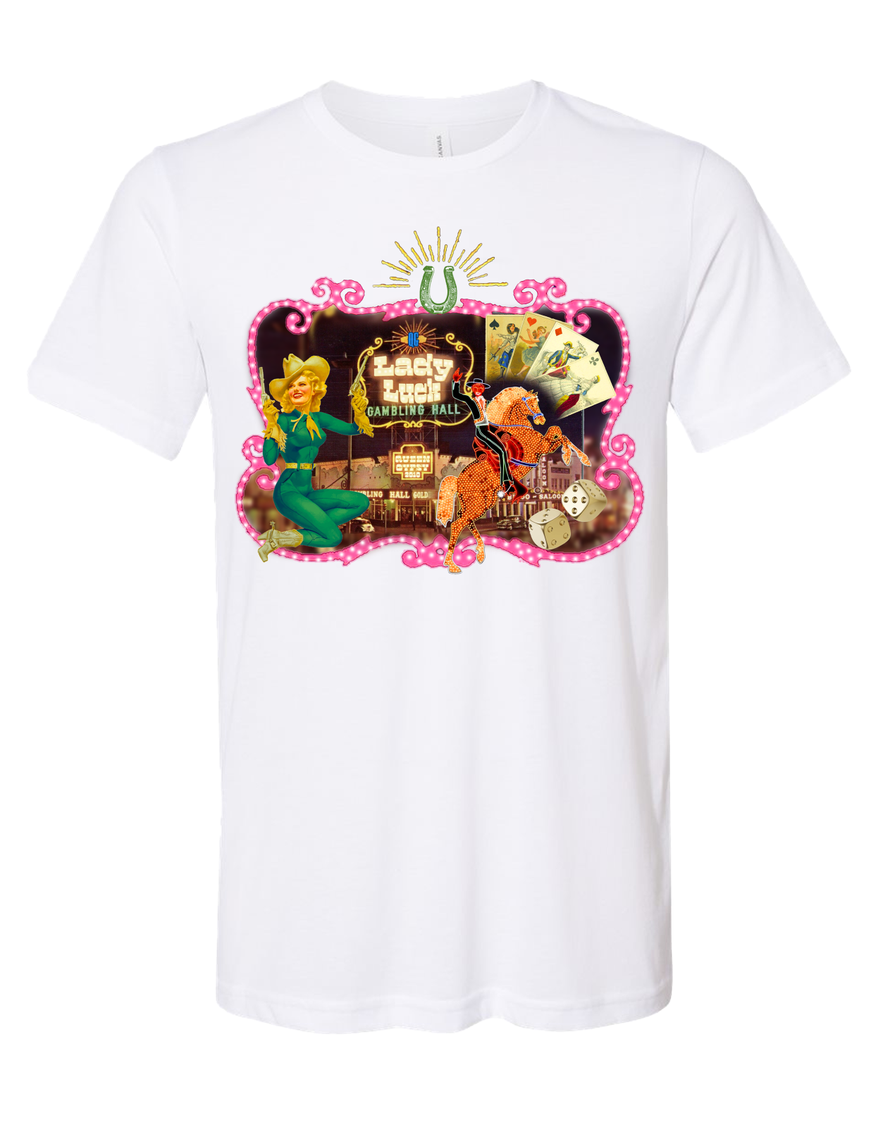 Lady Luck Bedazzled Tee