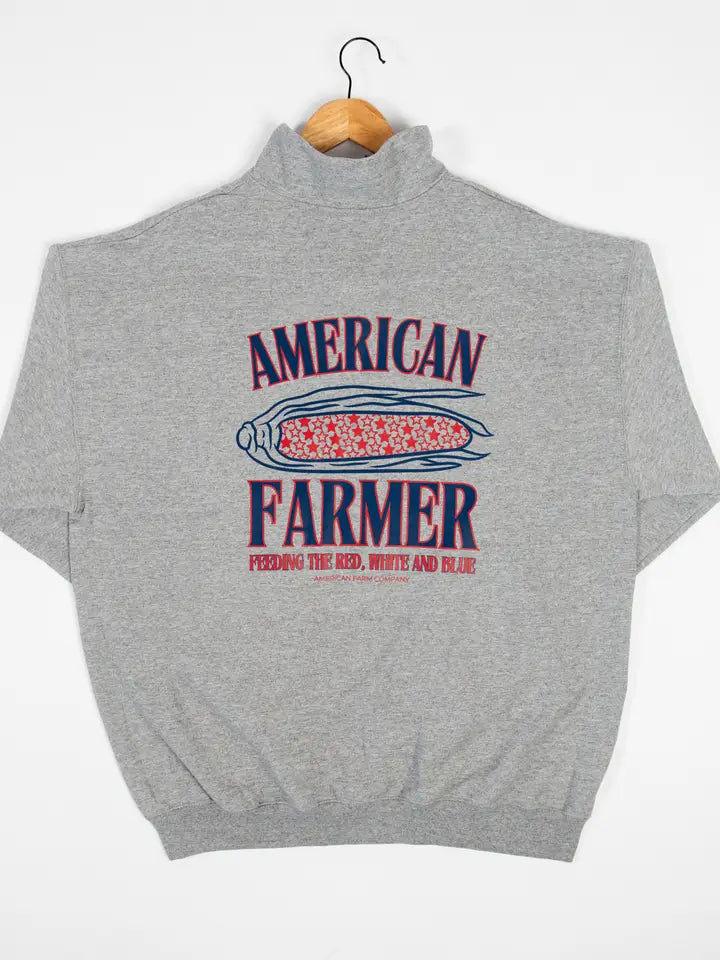 Western 'American Farmer' Ear of Corn Pullover