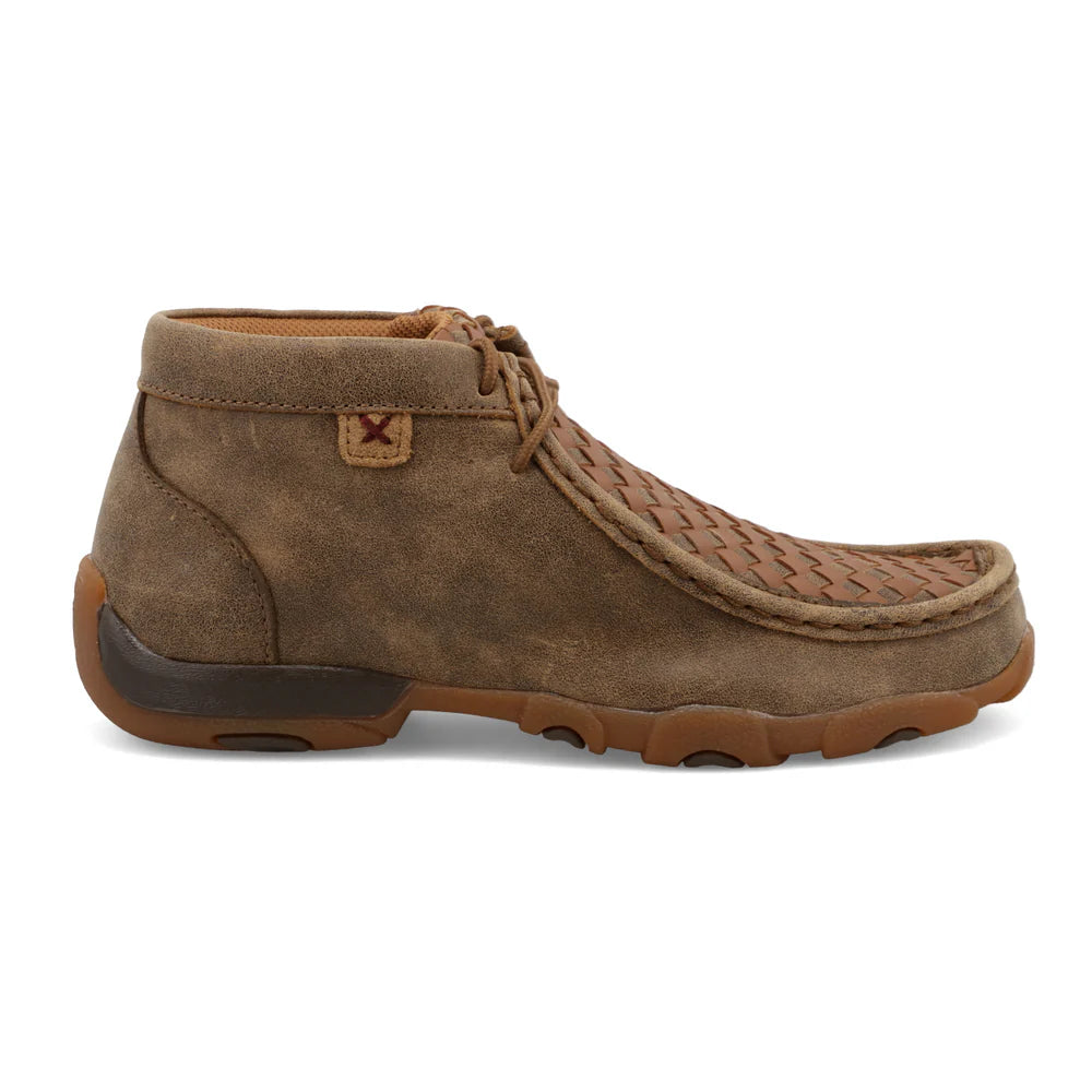 Twisted X Chukka Driving Moc- Kids Bomber & Tan