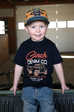 Infant Cinch Denim Co Tee - Navy