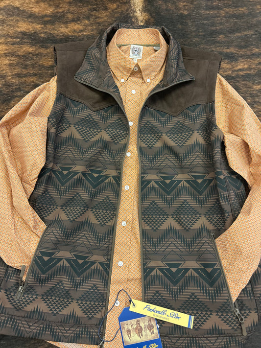 Panhandle Men's Printed Softshell Vest