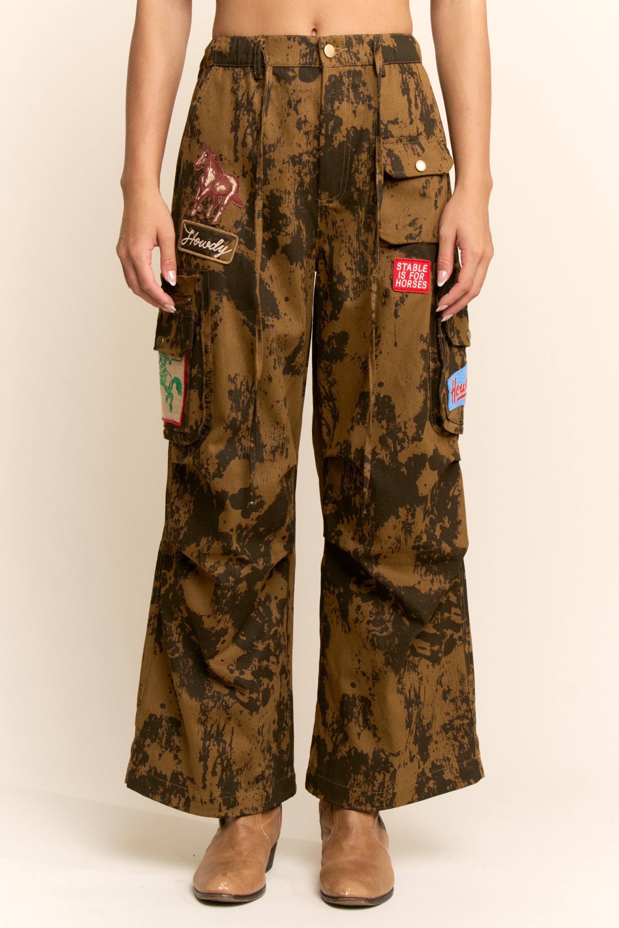 Patched Cargo Pants