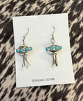 Turquoise Pendant Earrings